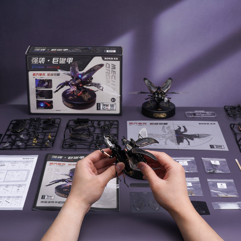 Build Your Own Stag Beetle with Robotime Rokr