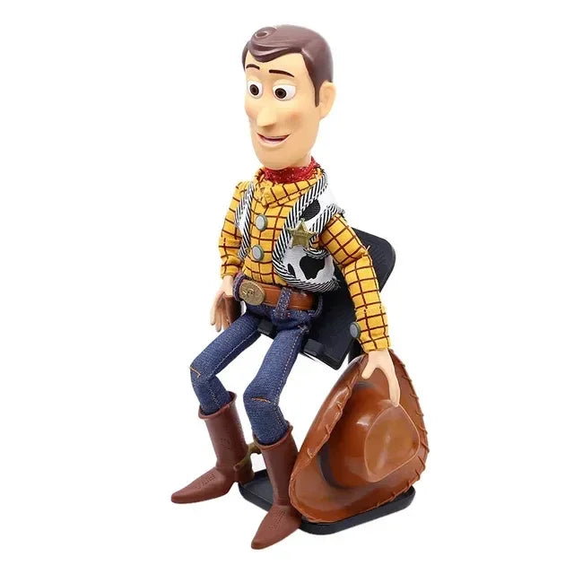 Disney Toy Story 4 Anime Figure Talking Woody Buzz Jessie Rex Action Figures Decoration Model Collection christmas Toy Gifts