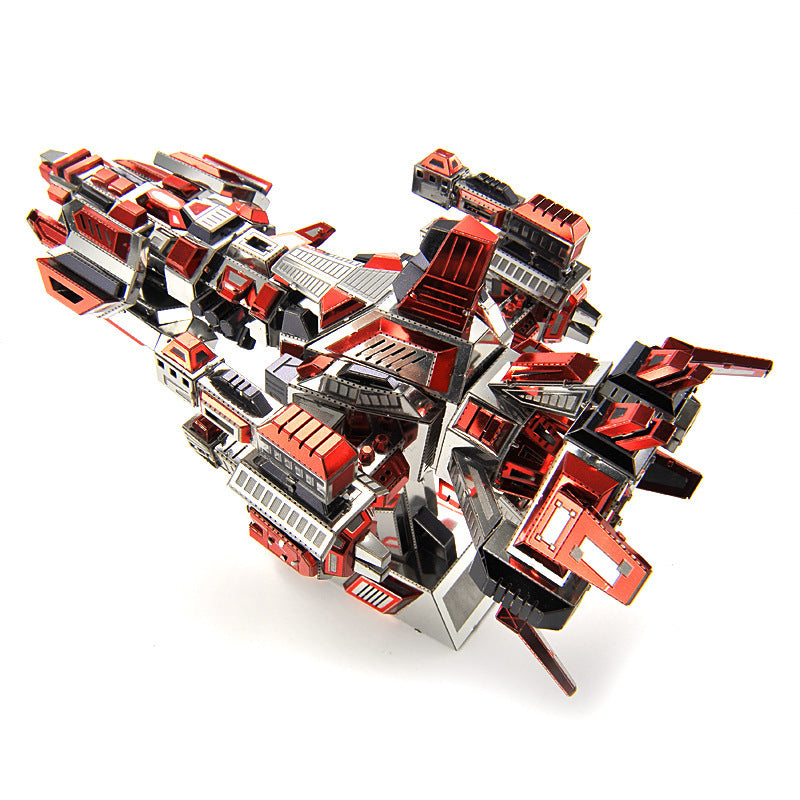 Flaming Spaceship 3D Puzzle